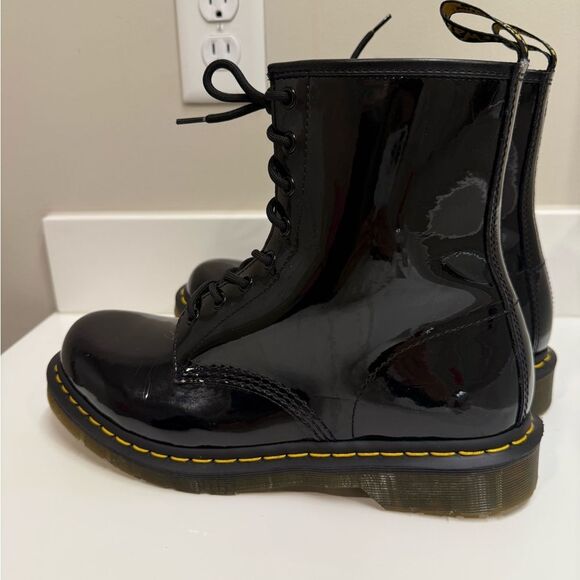 DR. MARTENS 1460 WOMEN'S PATENT LEATHER BOOTS, NO BOX, 11821, Size 11, $170 - Picture 7 of 13